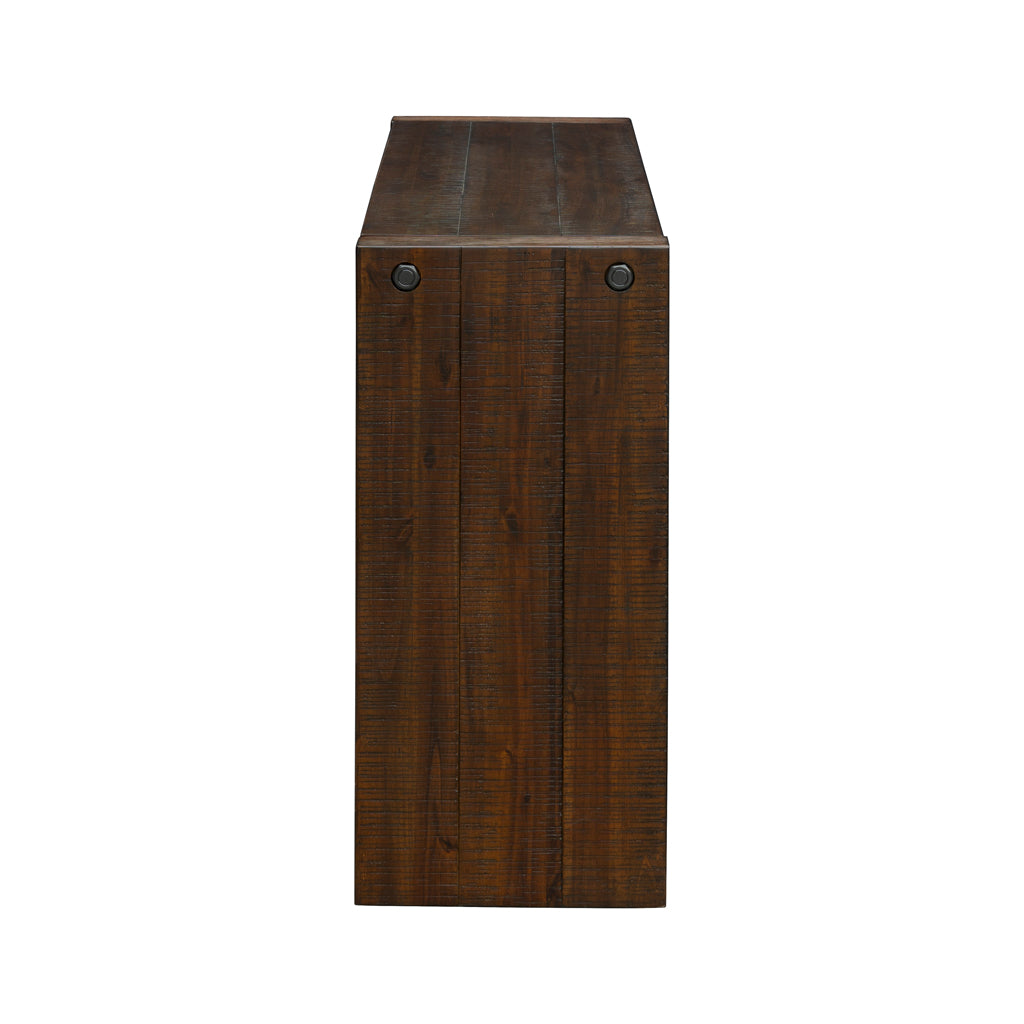 54" Console Table Brown Wood