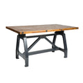 Dining Gathering Table Walnut Solid Wood