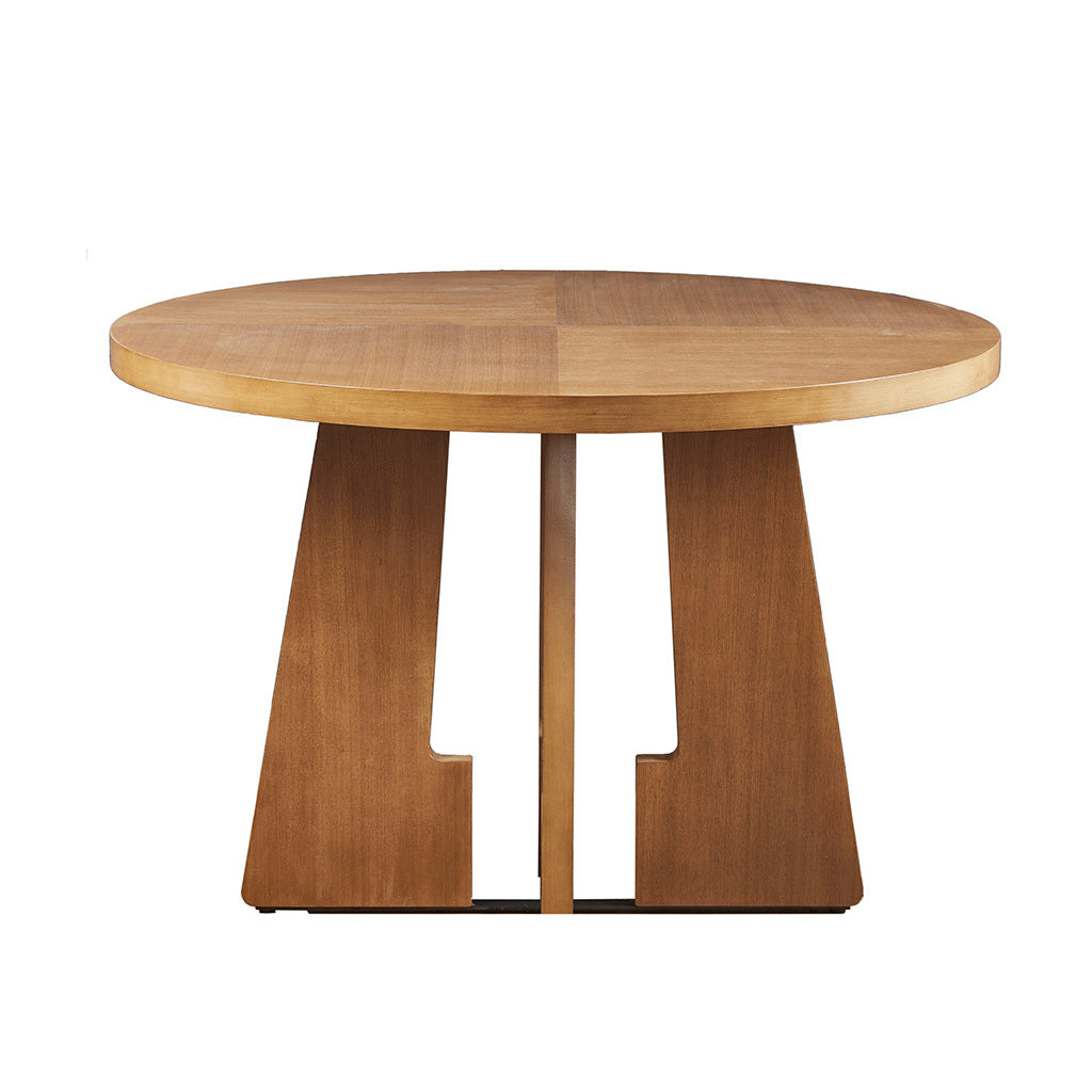 Kennedy 44" Round Dining Table Walnut Wood