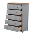 3 Pieces Bedroom Sets Queen Size Platform Bed With Nightstand Usb Charging Ports And Storage Chest,Gray Natrual Gray Solid Wood