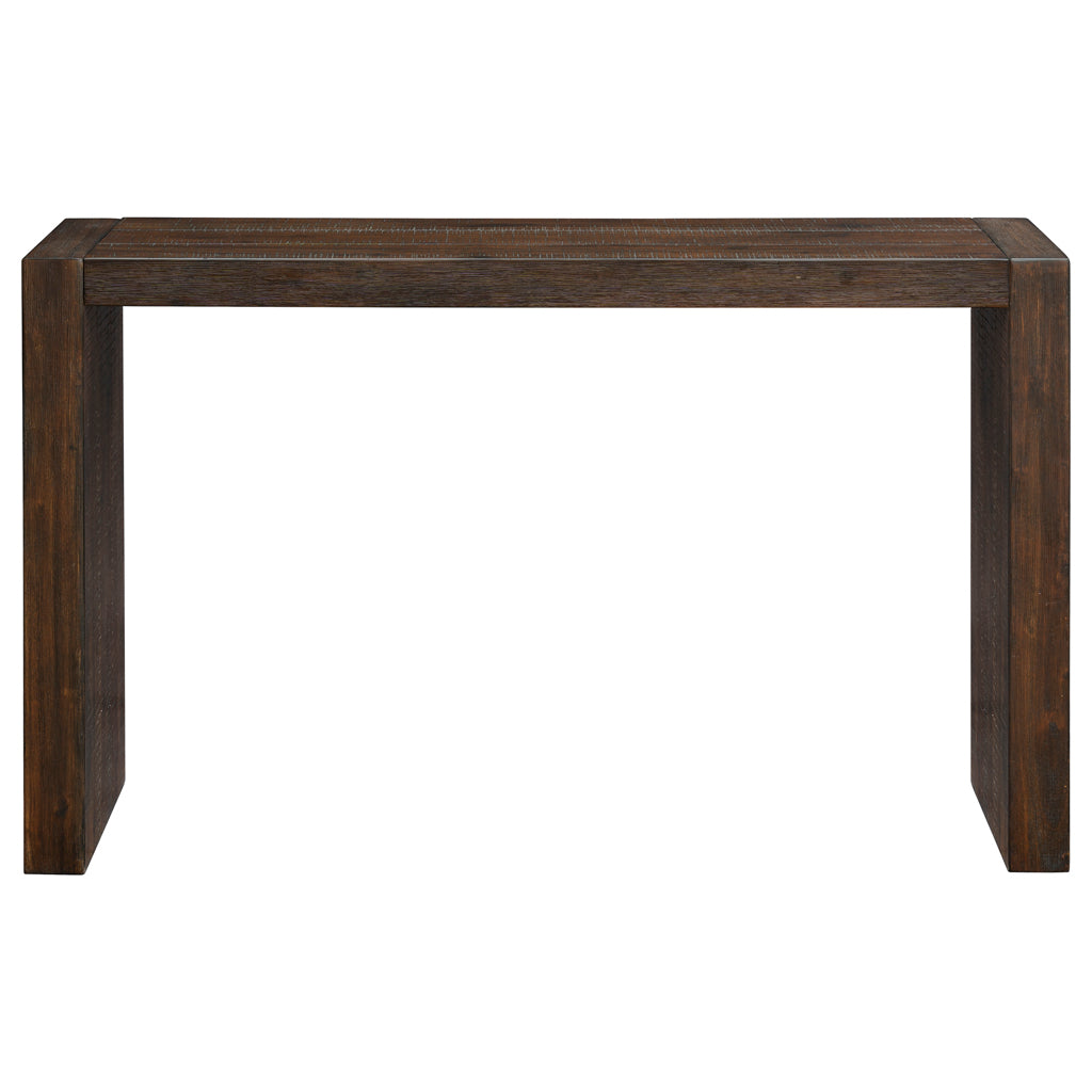 54" Console Table Brown Wood