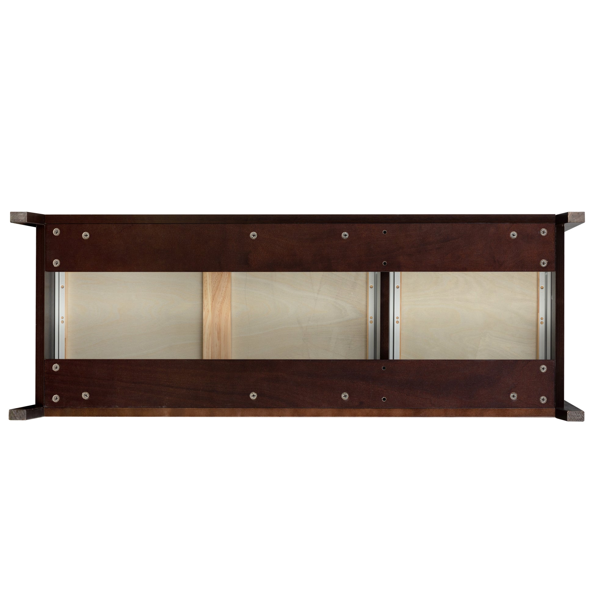 Solid Wood Spray Painted Drawer Dresser Bar,Buffet Tableware Cabinet Lockers Buffet Server Console Table Lockers, Retro Round Handle, Applicable To The Dining Room, Living Room,Kitchen Corridor,Auburn 5 Or More Drawers Antique Auburn Brown Primary Living