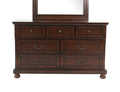 Dresser In Antique Cherry Dark Brown Wood