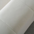 Modern Velvet Sofa 85.04 Inch For Living Room Beige Color Beige Foam Velvet