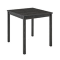 Dining Table, Bar Table And Chairs Set, 5 Piece Dining Table Set, Industrial Breakfast Table Set, For Living Room, Dining Room, Game Room,Old Sku W1781110634 White Black Solid Wood Mdf