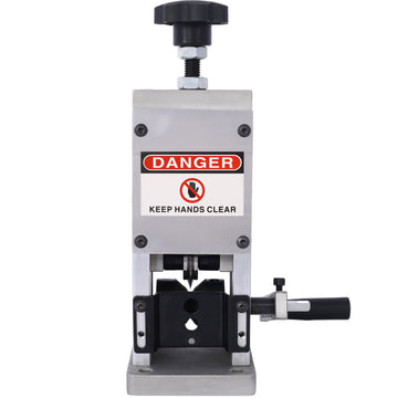 Manual Scrap Wire Stripping Machine, Drill Powered Copper Wire Peeler Machine, Scrap Cable Stripper For Wire Recycling, Compact & Portable Aluminum Alloy Construction, 0.06 0.98 Inch Silver Aluminium