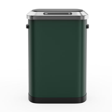 50L Smart Automatic Trash Cans Full Intelligent Sensor Green Green Steel