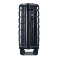 Luggage 3 Piece Sets With Spinner Wheels Abs Pc Lightweight Tsa Lock 20' 24' 28' , Black Black Abs Pc