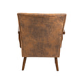 Coolmore Wood Frame Armchair, Modern Accent Chair Lounge Chair For Living Room Coffee Microsuede