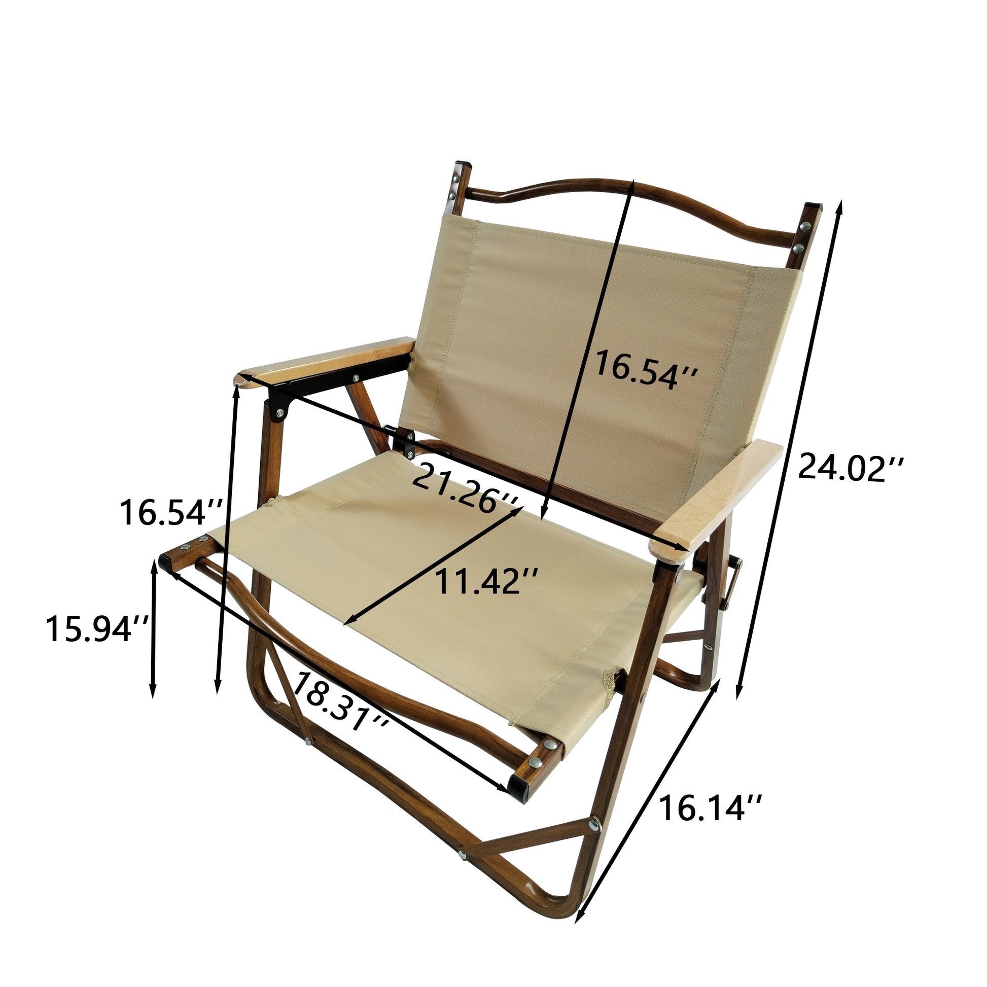 Multi Function Foldable And Portable Dining Set, 1 Dining Table & 4 Folding Chairs, Indoor And Outdoor Universal ,Natural, For Children Natural Wood