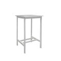 Emilio White English Wood Bar Table White Wood Acacia Wood