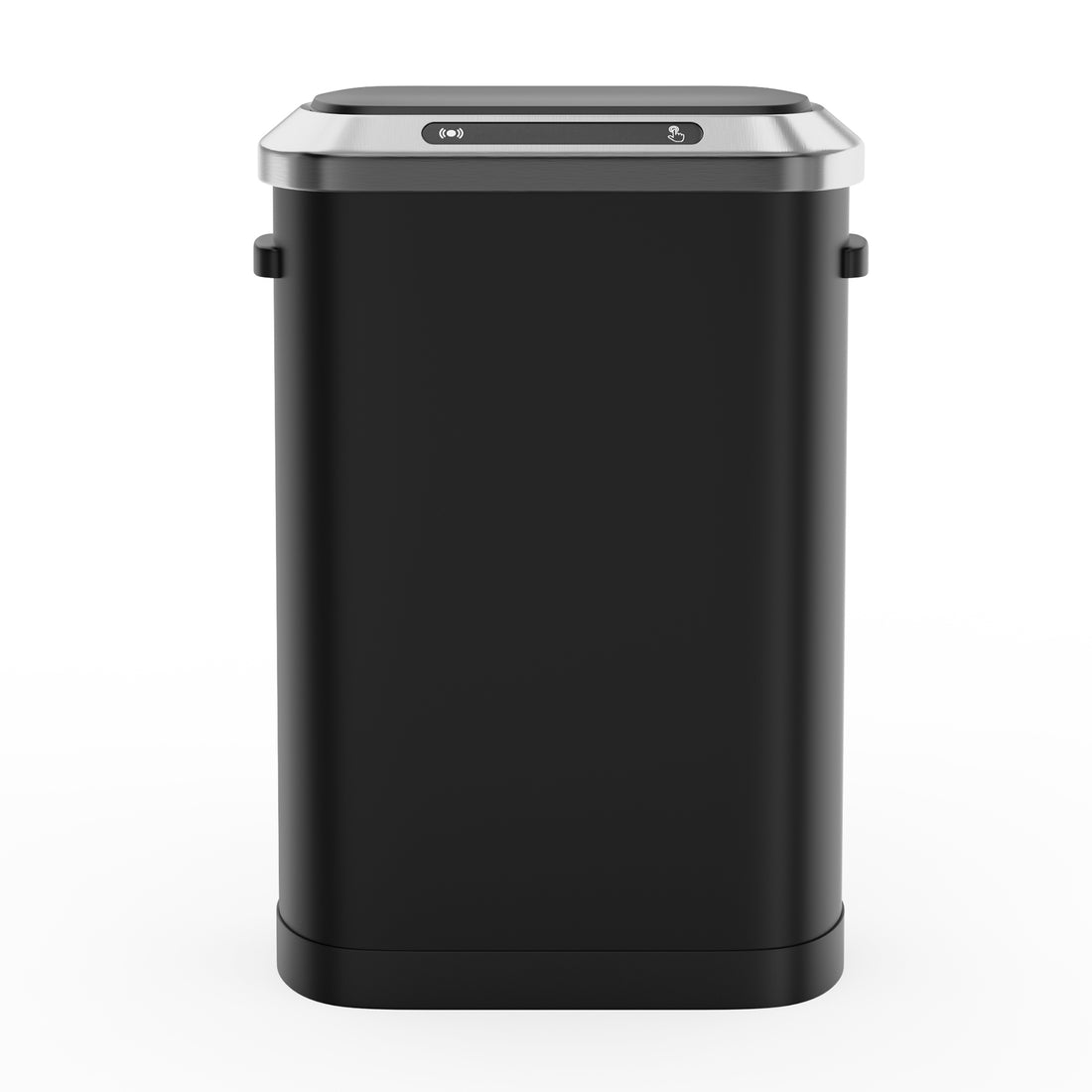 50L Smart Automatic Trash Cans Full Intelligent Sensor Black Black Steel