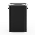 50L Smart Automatic Trash Cans Full Intelligent Sensor Black Black Steel