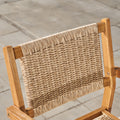 Mauricio Honey Wood Dining Chair Set Of 2 Light Brown Wood Acacia Wood