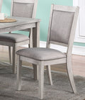 Contemporary Dining 6Pc Set Table W 4X Side Chairs And Bench Natural Finish Padded Cushion Seats Chairs Rectangular Dining Table Dining Room Furniture Wood Dining Room Bench Seating Rubberwood Rectangular Dining Table With Chair And Bench Upholstered