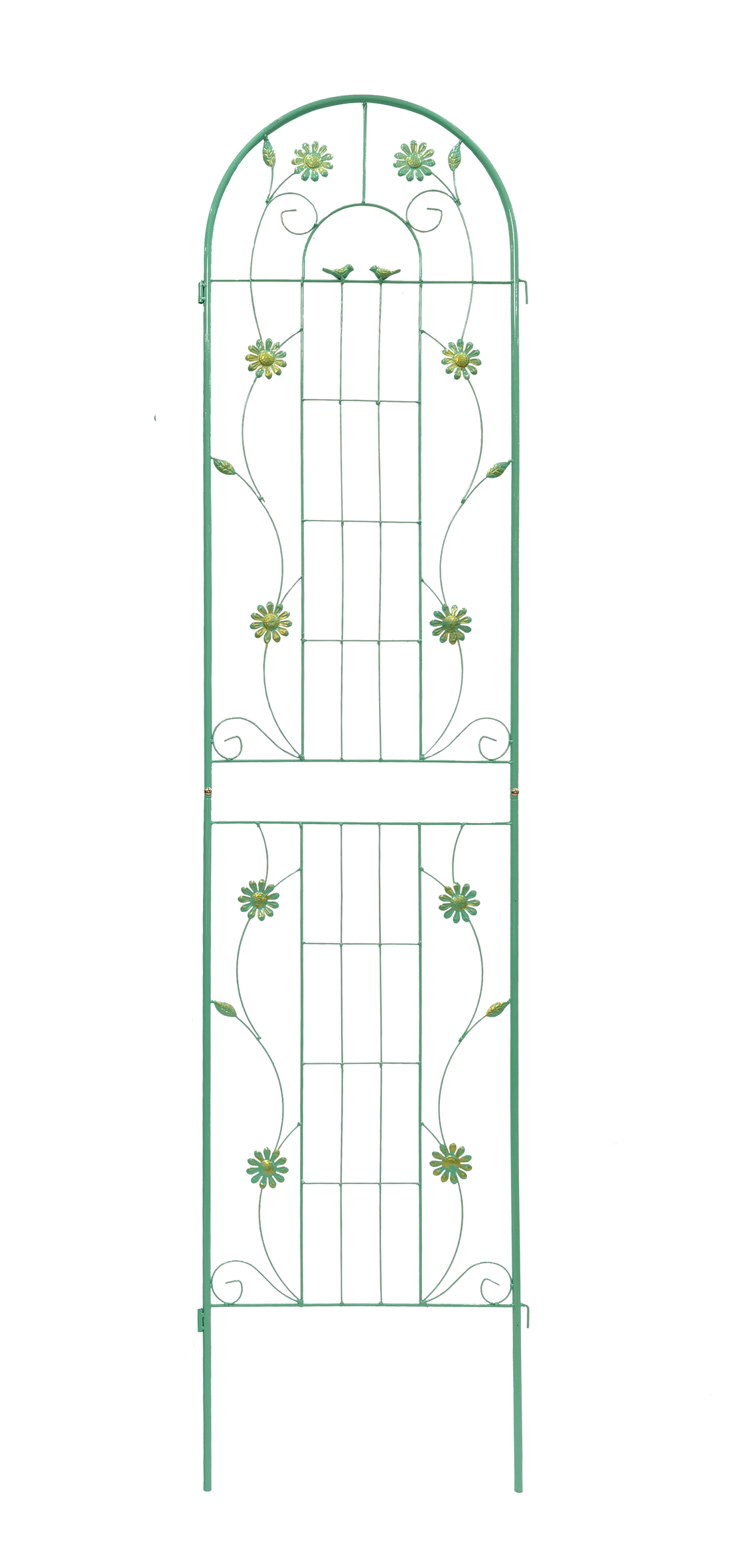 4 Pack Metal Garden Trellis 86.7" X 19.7" Rustproof Trellis For Climbing Plants Outdoor Flower Support Green Green Garden & Outdoor Iron