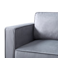 116'' Square Arm Sectional Sofa Dark Gray Velvet W223S00400 Dark Gray Velvet 6 Seat