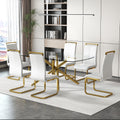 Large Modern Minimalist Rectangular Glass Dining Table For 6 8 With 0.39