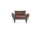 Sona Futon Beautiful Seat Brown Metal Metal