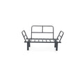 Sona Futon Beautiful Seat Gray Metal Metal