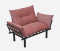 Sona Futon Beautiful Seat Pink Metal Metal