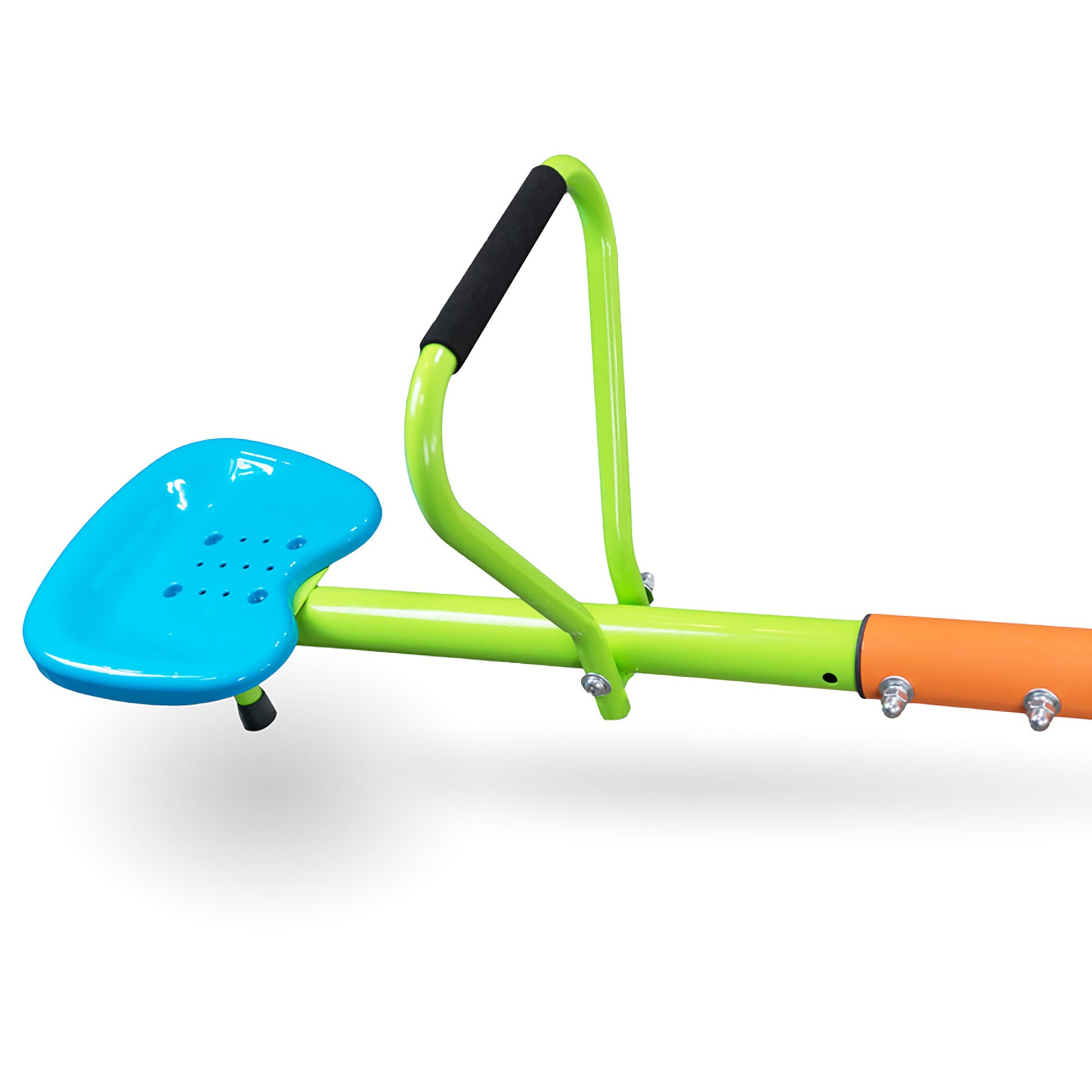 Xss004 Outdoor Playground Four Seats Seesaw For Kids 360 Degree Rotating Sturdy Plastic Seat Seesaw For Kids Seesaw Blue And Green For Kids Age 3 Green Steel