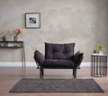 Sona Futon Beautiful Seat Black Metal Metal