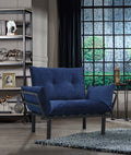 Sona Futon Beautiful Seat Blue Metal Metal