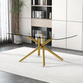 Large Modern Minimalist Rectangular Glass Dining Table For 6 8 With 0.39