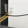 Large Modern Minimalist Rectangular Glass Dining Table For 6 8 With 0.39