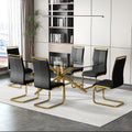 Large Modern Minimalist Rectangular Glass Dining Table For 6 8 With 0.39