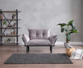 Sona Futon Beautiful Seat Gray Metal Metal