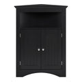 Sideboard Cabinet,Corner Cabinet,Bathroom Floor Corner Cabinet With Doors And Shelves, Kitchen, Living Room,Free Standing Storage Cabinet For Bathroom Coffee Mdf