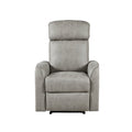 Sofa Armchair Function Sofa Lie Function Sofa Lounge Chair Chaise Chair Lie Sofa Leisure Sofa Rest Sofa Gray Faux Leather Manual Push Button Wood Primary Living Space Soft Casual Foam Tech Cloth