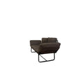 Violette Metal Frame Futon Beautiful Seat Dark Brown Metal