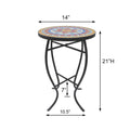 3 Pieces Outdoor Conversation Set, Patio Bistro Sets With 2 Pe Wicker Chairs And Coffee Table For Backyard Natural Wicker