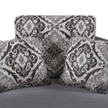 Swivel Accent Barrel Chair With 5 Movable Pillow 360 Degree Swivel Round Sofa Chair For Living Room,Bedroom, Hotel, Grey Grey Foam Corduroy