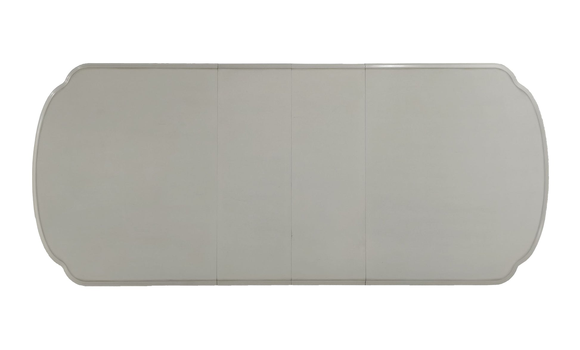 Dresden Dining Table 136" In Bone White Finish Dn01695 White Mdf