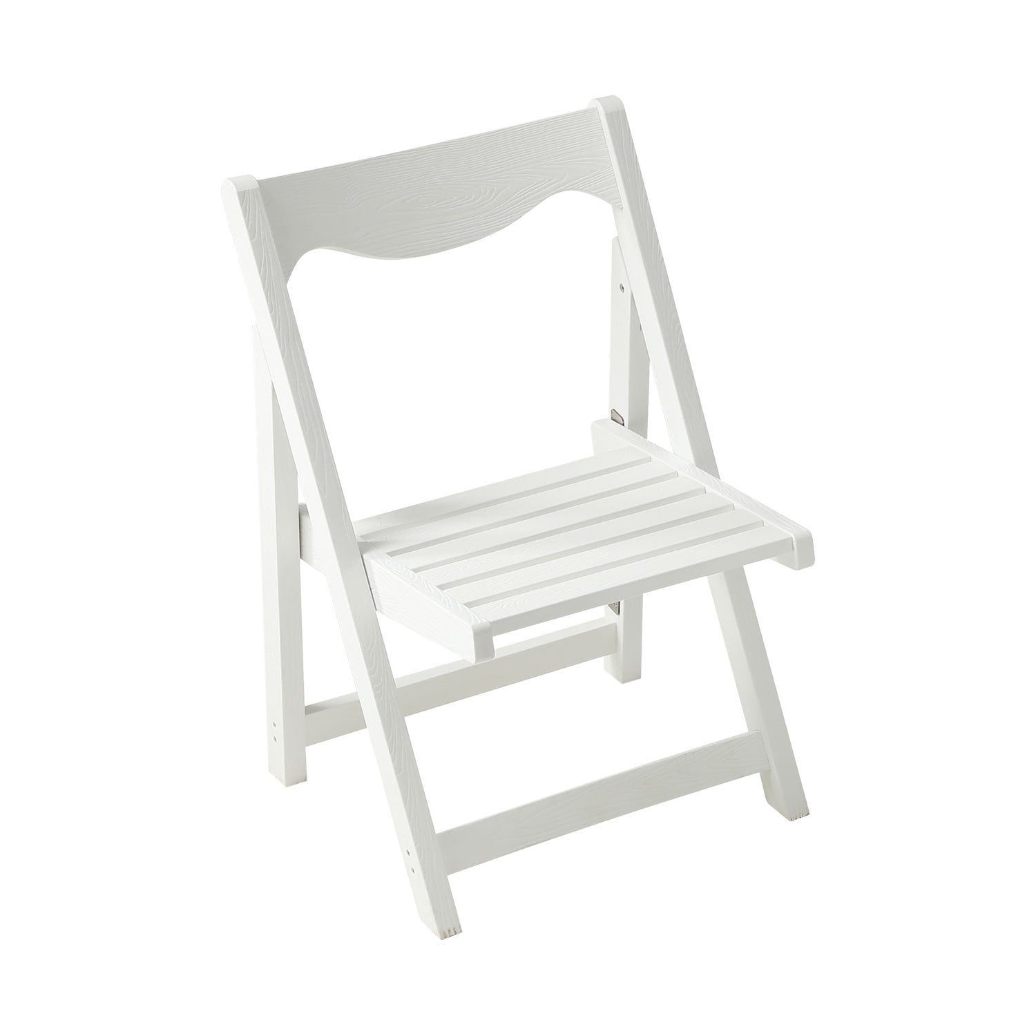 Hips Foldable Small Table And Chair Set With 2 Chairs And Rectangular Table White White Hdpe