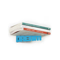 Locus 3 Pieces Wall Shelf Dream Read Beautiful Blue Metal