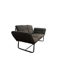 Violette Metal Frame Futon Beautiful Seat Dark Brown Metal