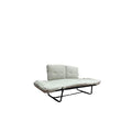 Violette Metal Frame Futon Beautiful Seat Beige Metal