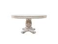 Vendome Dining Table Antique Pearl Finish Dn01222 Antique White Solid Wood