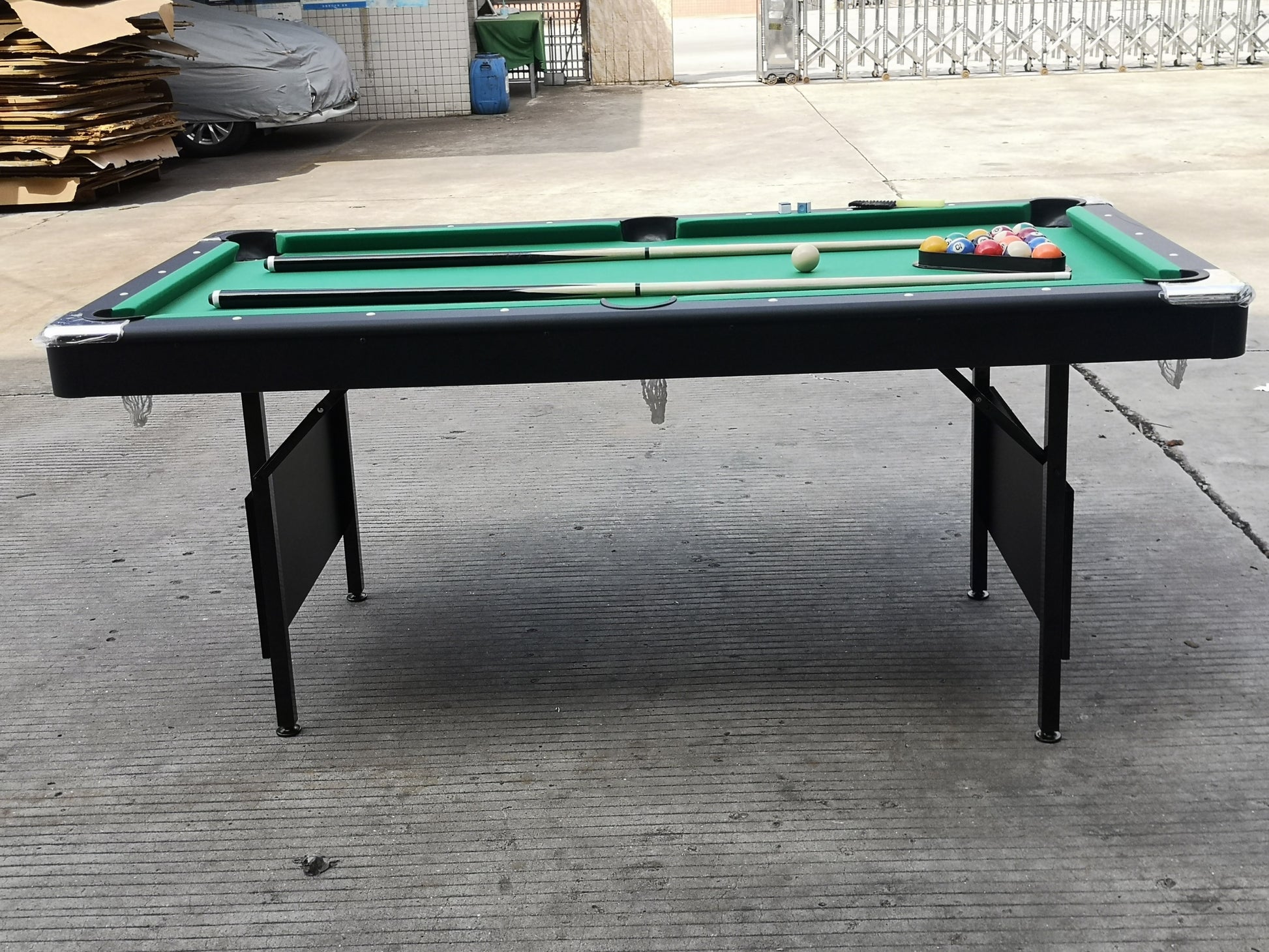 Pool Table,Billiard Table,Game Table,Indoor Table,Children'S Toys,Table Games Balls Sports Green Portable Primary Living Space American Design,European Single Function Mdf Mdf Steel