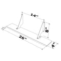 Air Wall Shelf Blue Wood