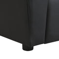 Kids Recliner Chair Black Pvc Black Pvc