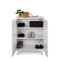 Valeria Wood Base Shoe Cabinet White Wood