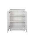 Valeria Wood Base Shoe Cabinet White Wood