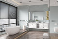 84In. W X 23 In. D X21 In. H Double Bath Vanity In With White Carrara Top With White Sink White Abs Steel Q235 Wood Pvc