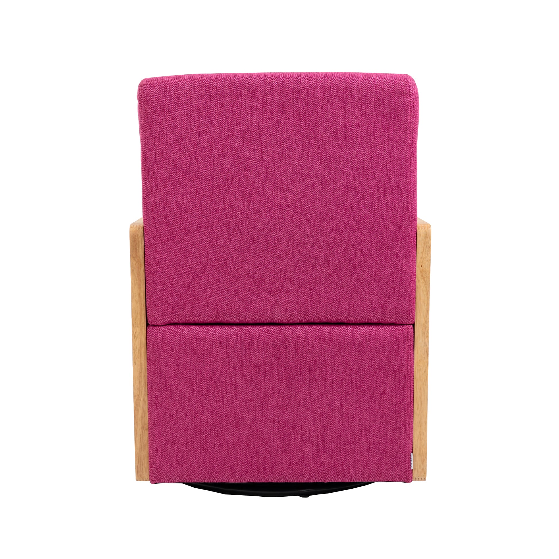 Coolmore 360 Degree Swivel Barrel Club Chair With One Pillow,Modern Comfortable Upholstered Accent Chair,Linen Accent Chair For Living Room,Bedroom Red Rose Linen Rose Red Primary Living Space Modern Foam Linen